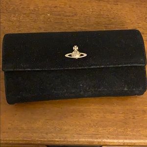 Used Vivienne Westwood leather glitter wallet